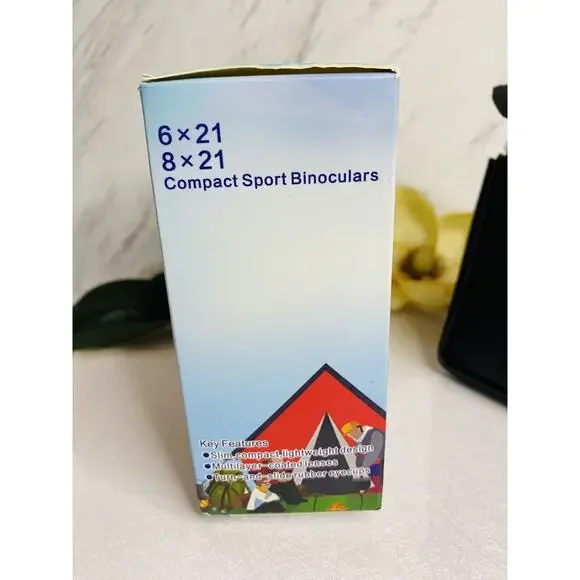 8X 21 Kids Compact Sport Binoculars New - Picture 7 of 10